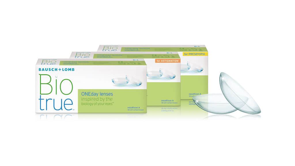 Bausch + Lomb Biotrue ONEday contact lenses